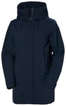 Helly Hansen Women's W Victoria Mid Length Raincoat, Navy, M UK