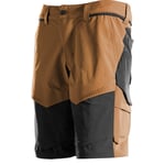 Maskotshorts 22149-605 stretch, nøttebrun/svart lgd. 29 størrelse C47