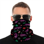 Wild Cats RainMonstera Animals Nature Face Scarf Cover Outdoor Sport Women Men Face Cover Variety Face Towel Neck Headband