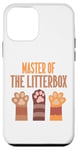 iPhone 12 mini Master of the Litterbox Cat Dad Case