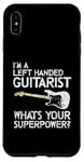 Coque pour iPhone XS Max Guitariste gaucher pour gaucher et joueur de guitare Shredder Rock Band