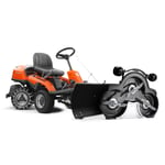 Husqvarna R 214T Rider Plogpaket