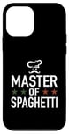 Coque pour iPhone 12 mini Master of Spaghetti Carbonara – Chapeau de chef de cuisine amusant Italie