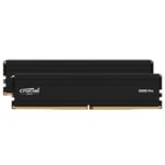 Mémoire RAM - CRUCIAL - Pro DDR5 32Go Kit (2x16Go) - 6000MHz - Intel XMP 3.0