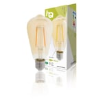 HQ Led Retro Glödlampa E27 Dimbar St64 5.1 W 380 Lm 2500 K