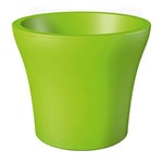 Scheurich No1 Style - Pot de Fleurs en Plastique - Vert Citron Pur - Diamètre : 35 cm - Hauteur : 29,6 cm - Volume : 16 l