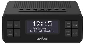 Klokkeradio med DAB+ og FM radio, Exibel