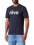 ONLY & SONS Men's Onskarter Reg SS Tee T-Shirt, Dark Navy, S