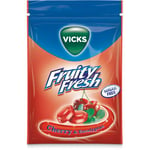 Vicks Fruity Fresh Cherry & Eucalyptus Halstablett, 72 g