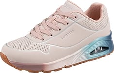 Skechers Women's Uno Sneaker, Pink, 2 UK