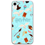 ERT GROUP mobile phone case for Iphone XR original and officially Licensed Harry Potter pattern 228 optimally adapted to the shape of the mobile phone, case made of TPU