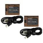 2 Batteries pour Sony Alpha 7R IIIA 7 IV 1 7C 6600 6700 7R IV 2400mAh 7,2V