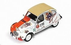 Ixo RAC225 - Miniature Citroen 2CV Peres 218 Paris-Pekin 2010 (1:43)