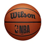 WILSON Ballon de Basketball – Série NBA DRV – DRV – Taille 6 – 72,4 cm (Marron)