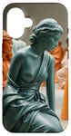 Coque pour iPhone 16 Sculpture de silhouette de femme contemporaine - Art moderne