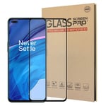 OnePlus Nord Herdet Glass - Case Friendly - Skjermbeskytter - Svart Ramme