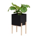 Design House Stockholm Botanic pedestal kruka Svart-ask