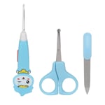 Baby Grooming Kit Comb Smoothing Edges Thermometer Tweezers Newborn Healthcare