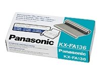 Panasonic Kx-Fa136 - 100 M - Färgfilm - För Kx-Fm131, Fm205, Fm210, Fm220, Fm255, Fm260, Fm280, Fmc230, Fp121, Fp250, Fp265, Fp270