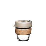 KeepCup Reusable Coffee Cup - Brew Tempered Glass and Natural Cork, XS 6oz/177ml - Filter