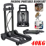 Folding Lightweight Hand Sack Trolley Updated Heavy Duty Cart Wheel Truck Barrow