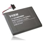 Vhbw - 1x Batterie compatible avec Navman S20 gps, appareil de navigation (1250mAh, 3,7V, Li-ion)