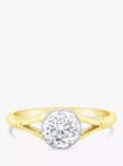 Milton & Humble Jewellery Pre-Loved 18ct White & Yellow Gold Old Cut Diamond Ring, Dated 1910/11