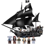 Svart Pärla Skepp Piratskepp Kompatibla 4184 4195 Karibiska Modell Byggstenar Klossar Leksaker För Barn Födelsedag Julgåvor Black Pearl