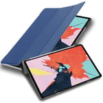 Cadorabo Housse Pour Tablette Compatible Avec Apple Ipad Pro 11 2020 (11 Zoll) En Bleu Foncé Jersey - Étui De Protection Ultrafin Avec Auto Wake Up Et Fonction De Support