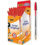 BIC Cristal Original - Stylos-Bille Pointe Moyenne 10 mm - Certifié NF Enviro...