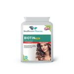 Biotin 10000mcg MAX STRENGTH Hair Growth, Skin, Nails B7 Vitamins 120 Tablets UK