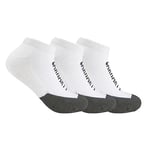 Carhartt Men's Force Midweight Logo Low Cut Sock 3 Pack, White, X-Large (Pack of 3)