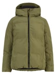 Ziener AWAR Veste de ski/veste d'hiver pour enfant | chaude, respirante, imperméable, olive profonde, 140