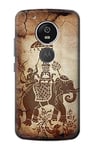 Thai Art Buddha on Elephant Case Cover For Motorola Moto G6 Play, Moto G6 Forge, Moto E5