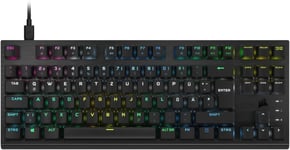 K60 PRO TKL RGB OPTISCH-MECHANISCHE TENKEYLESS- GAMING-TASTATUR Â€¿ OPX-TASTENSCHALTER(DE)[CLA171821]