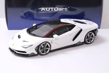 1:18 AUTOart Lamborghini Centenario 2017 Bianco Isis / Solide Blanc 79111