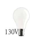 Matt lågvoltslampa B22d 60W 130V