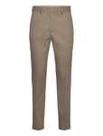 GANT Slim Cot/Linen Suit Pants Brun