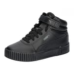 PUMA Carina 2.0 Mid PS Basket, Black Black-Dark Shadow, 31 EU