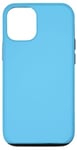 Coque pour iPhone 15 Couleur bleu ciel simple