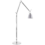 Artemide Tolomeo Basculante Gulvlampe, Satin Grå Stål