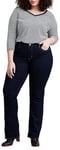 Levi's Women's Plus Size 315 Shaping Bootcut Jeans, Darkest Sky, 16 L