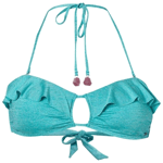 O'NEILL LADIES YD BANDEAU BIKINI TOP BEAD SWIMWEAR SIZE 40B HOLIDAY CERAMIC BLUE