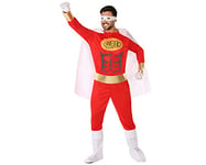 Atosa-61526 Atosa-61526-Costume-Déguisement Héro Comic Rouge XL-Adulte, Homme, 61526