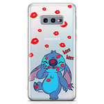 ERT GROUP Coque de téléphone Portable pour Samsung S10e Original et sous Licence Officielle Disney Motif Stitch 017 Parfaitement adapté à la Forme du téléphone Portable, partiel imprimé