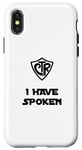 iPhone X/XS Choose the Right - I Have Spoken LDS Baptism Sci-Fi Humor Case