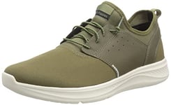 Hush Puppies Elevate Bungee, Basket Homme, vert olive, 41 EU