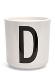 Kids Personal Eco Cup White Design Letters