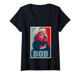 Womens Kevin Smith Jay & Silent Bob Propaganda Comic Icon V-Neck T-Shirt