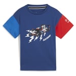 PUMA F1 T-Shirt BMW - Blå, storlek YXS/116 cm